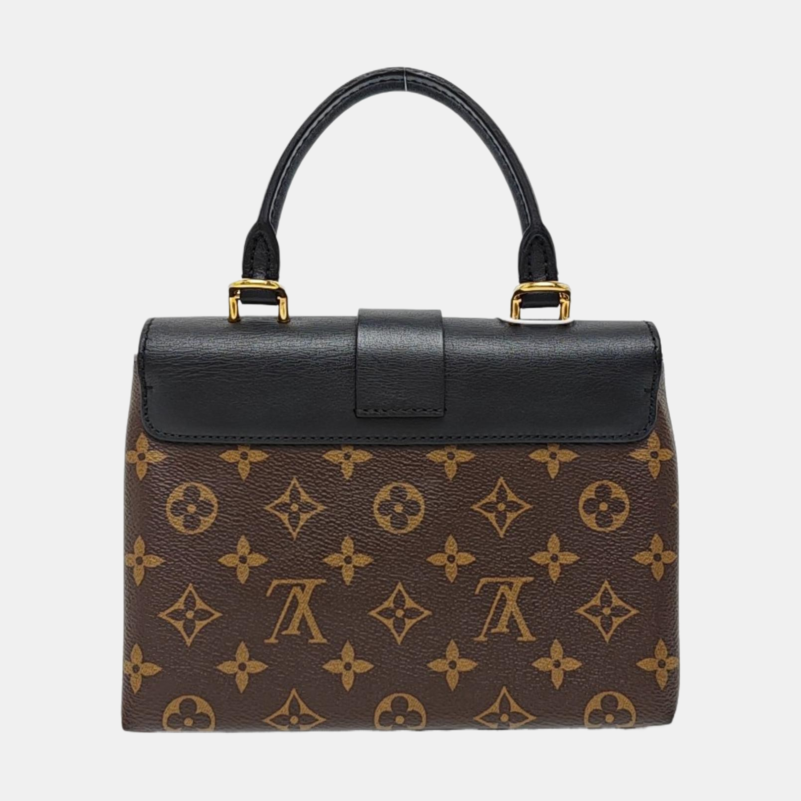 LOCKY BB Monogram Coated Canvas Brown