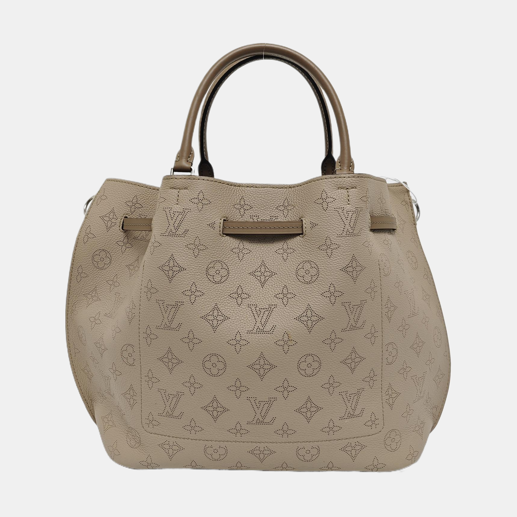 GIROLATA GM Monogram Calfskin Gray