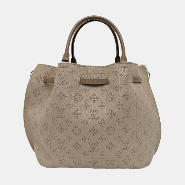 GIROLATA GM Monogram Calfskin Gray