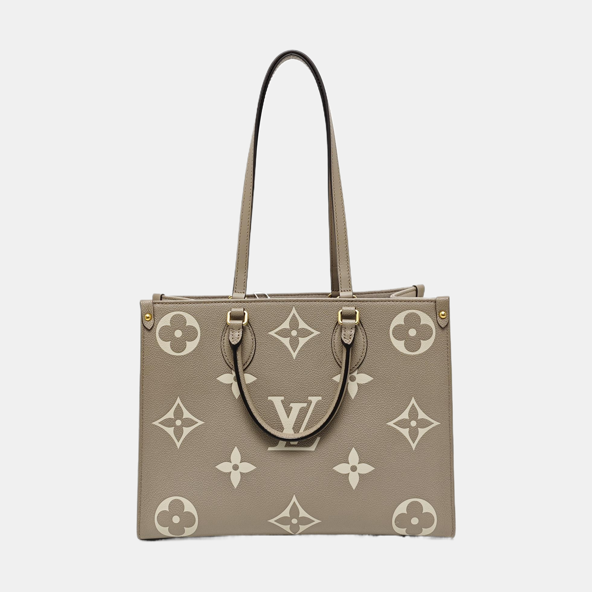 ONTHEGO MM Monogram Calfskin Gray