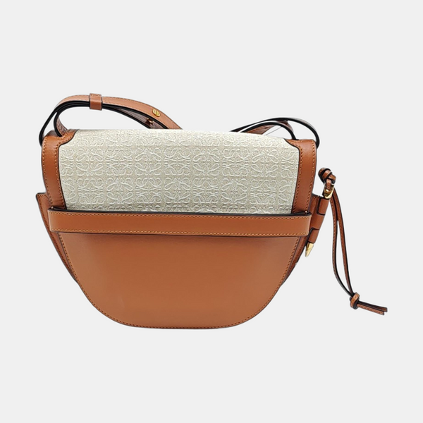 Gate Small Monogram Canvas White