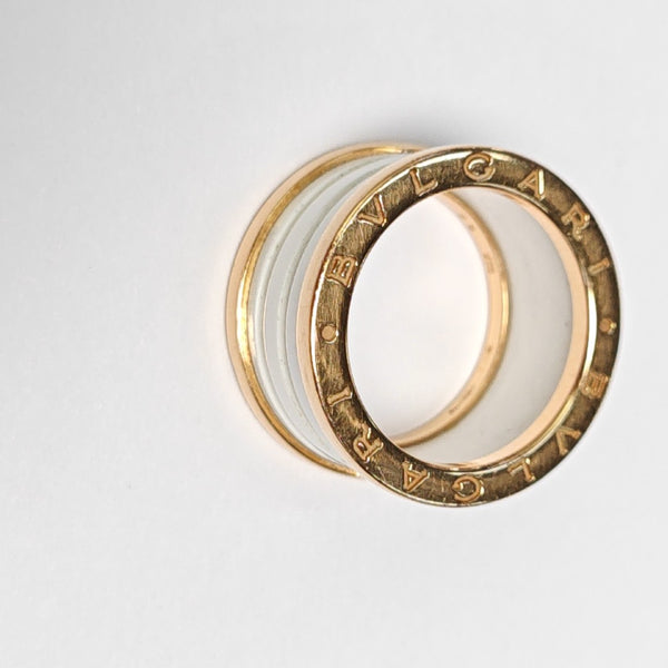 B.ZERO1 18k Rose Gold Ring EU 52