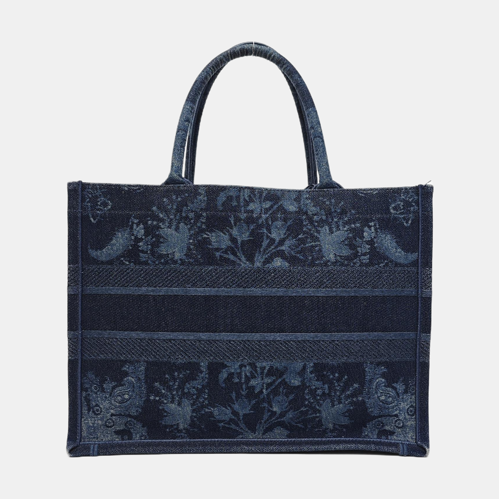 Book Tote Small Denim Blue