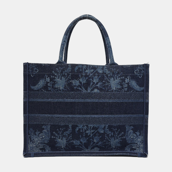 Book Tote Small Denim Blue
