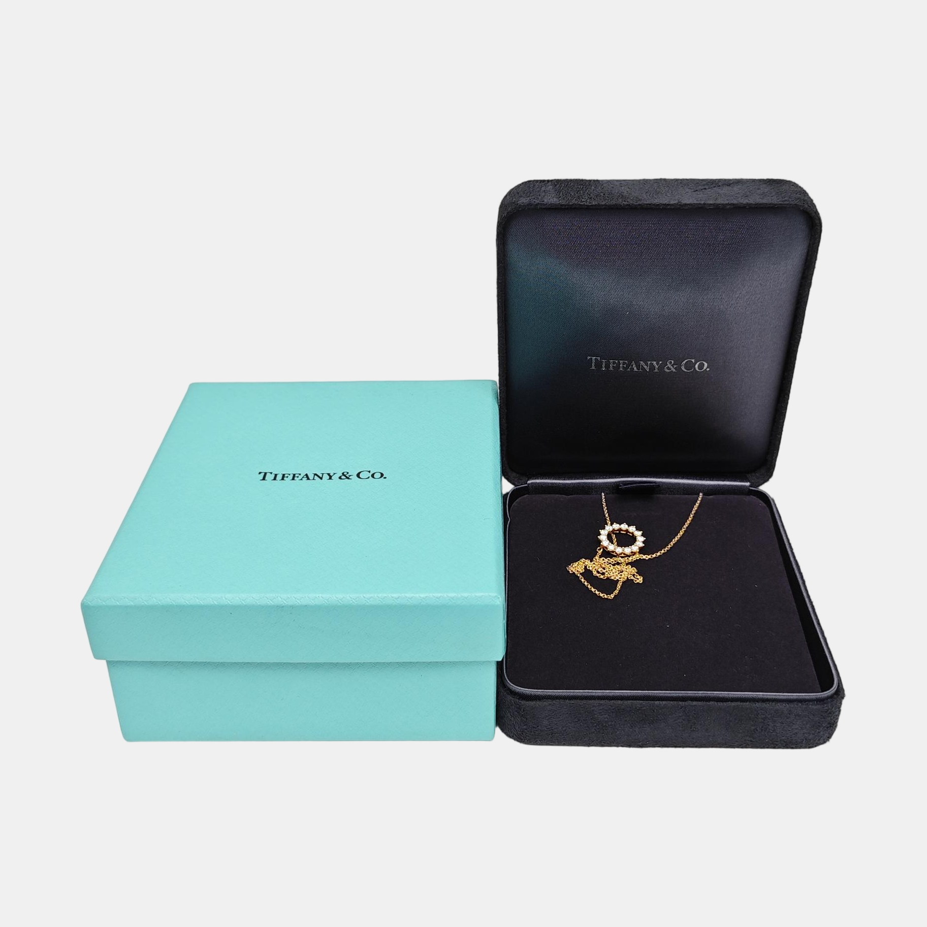 Tiffany Metro 18k Rose Gold Necklace