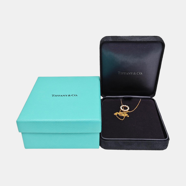 Tiffany Metro 18k Rose Gold Necklace
