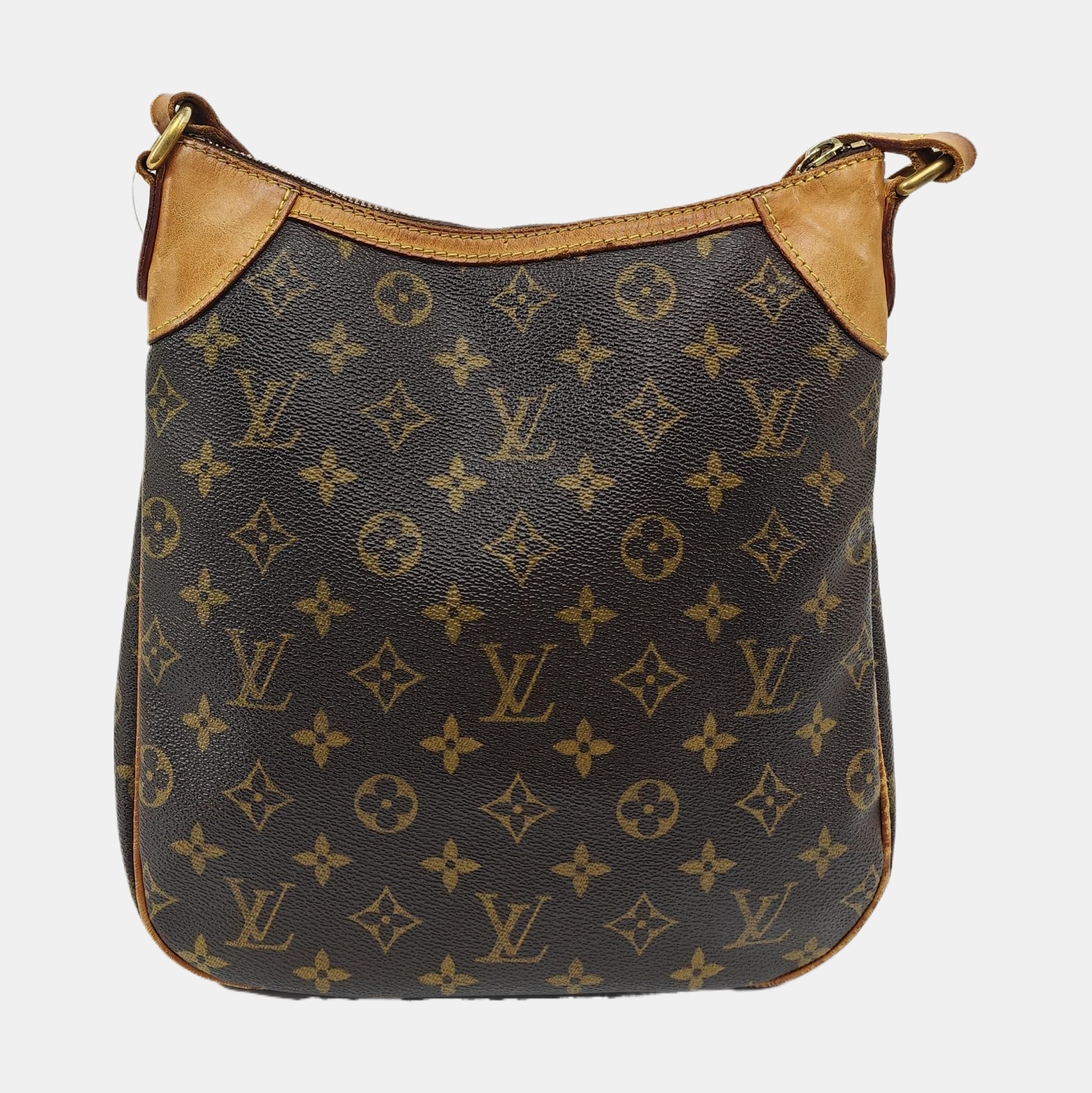 ODEON Monogram Coated Canvas Brown