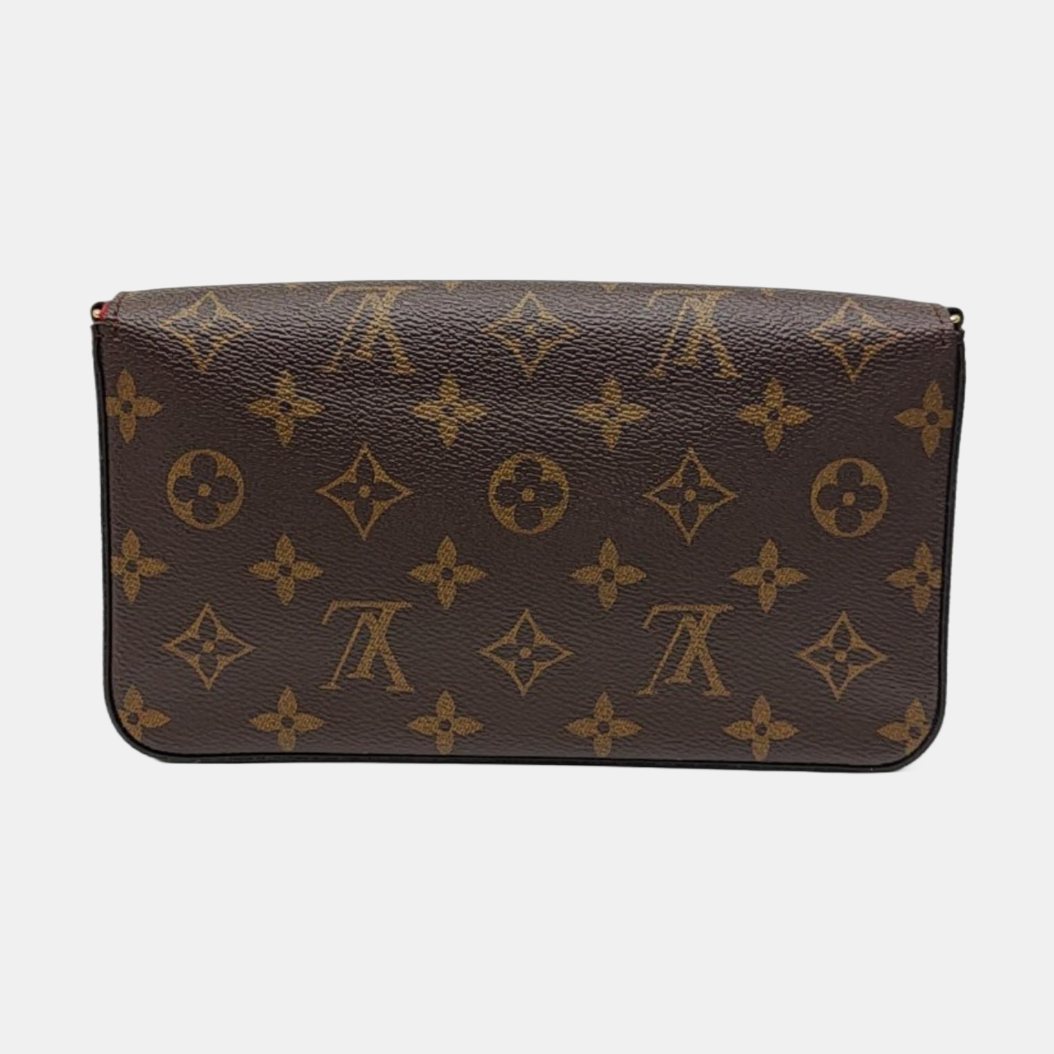 SARAH Monogram Coated Canvas Brown