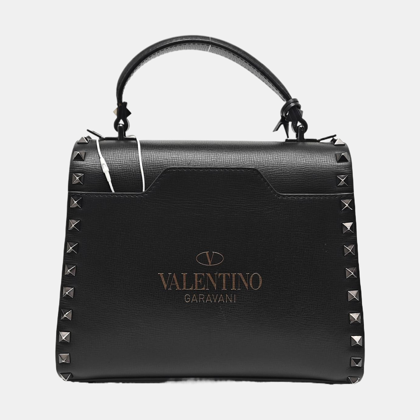 Rockstud Small Calfskin Black