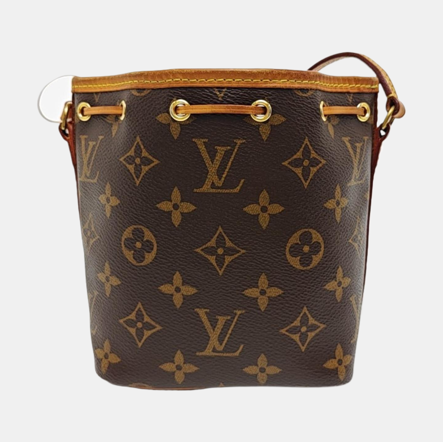 NÉONOÉ Nano Monogram Coated Canvas Brown
