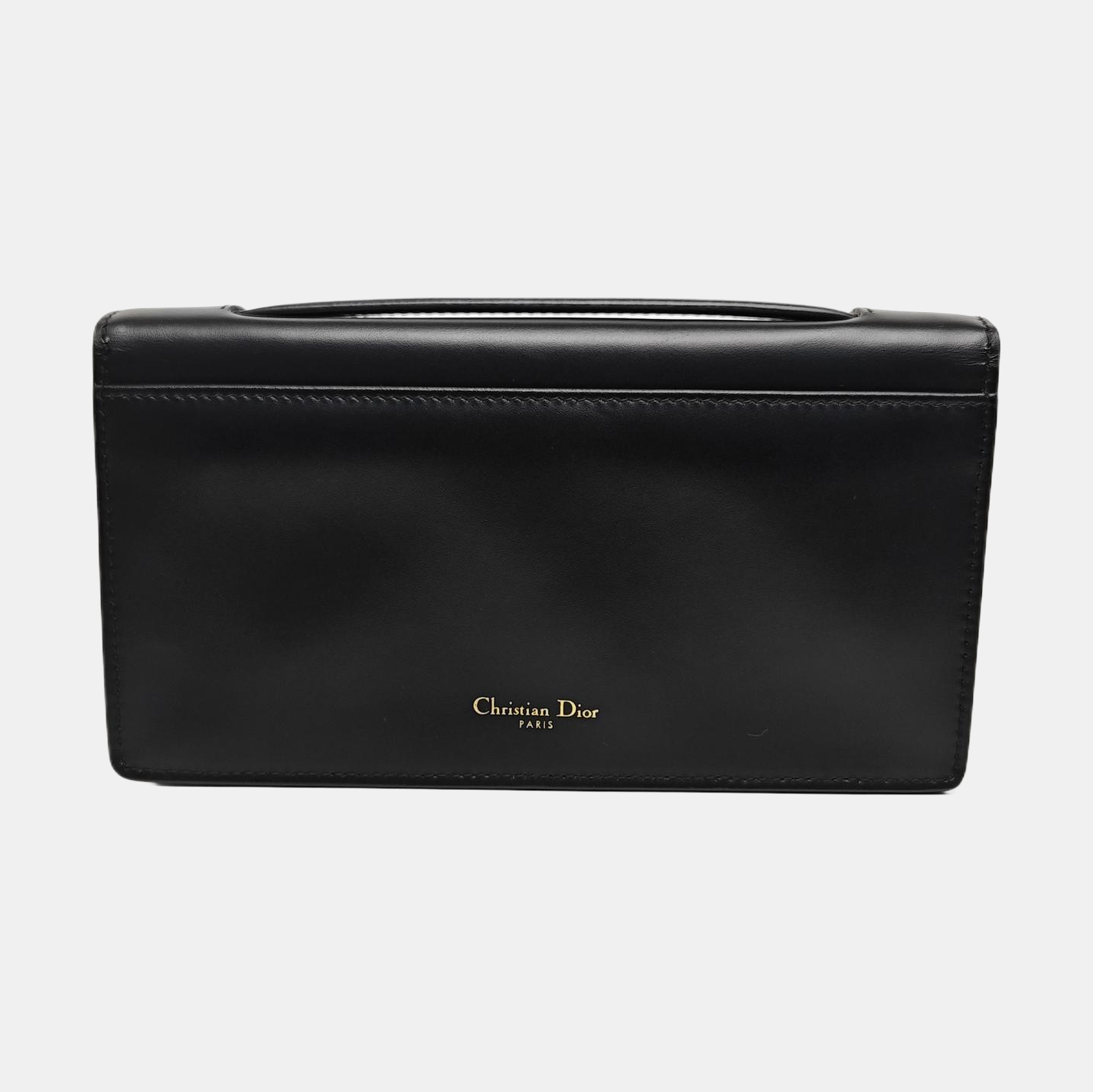 Calfskin Shoulder Bag Black
