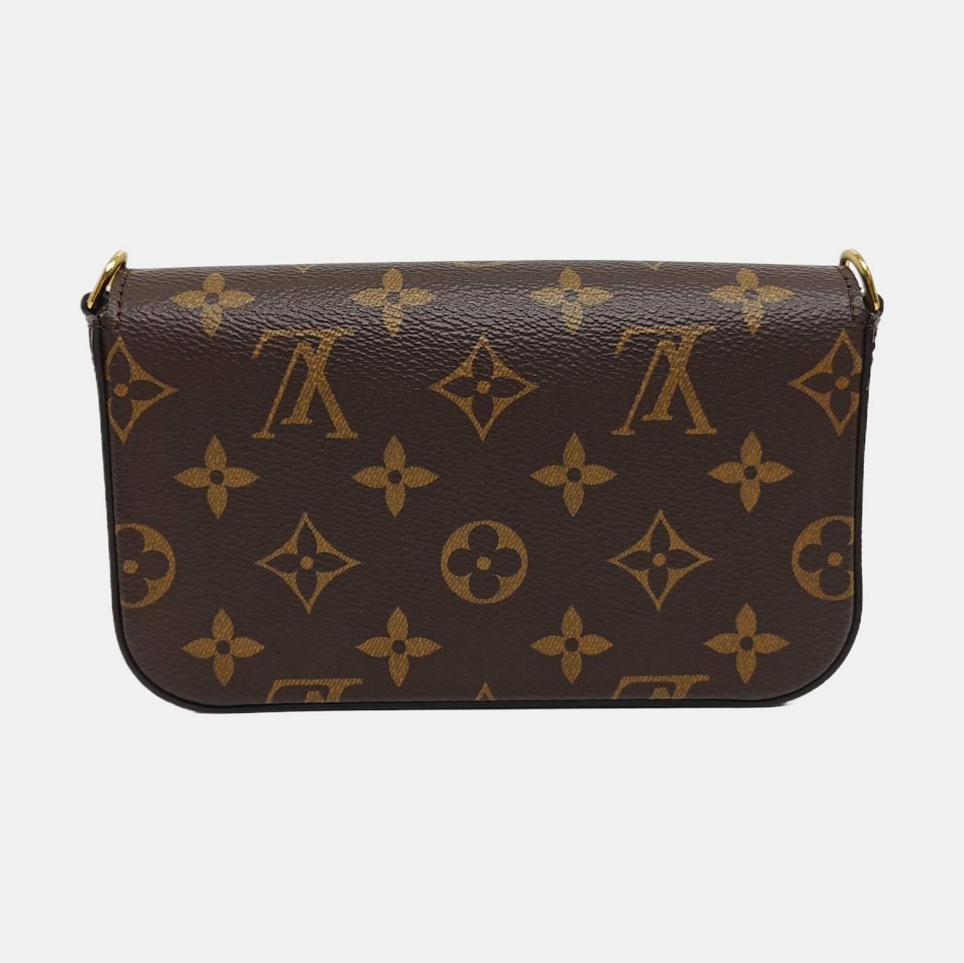 Authenticated pre-owned  FÉLICIE Monogram Coated Canvas Brown - Shoulder Bag at Looply