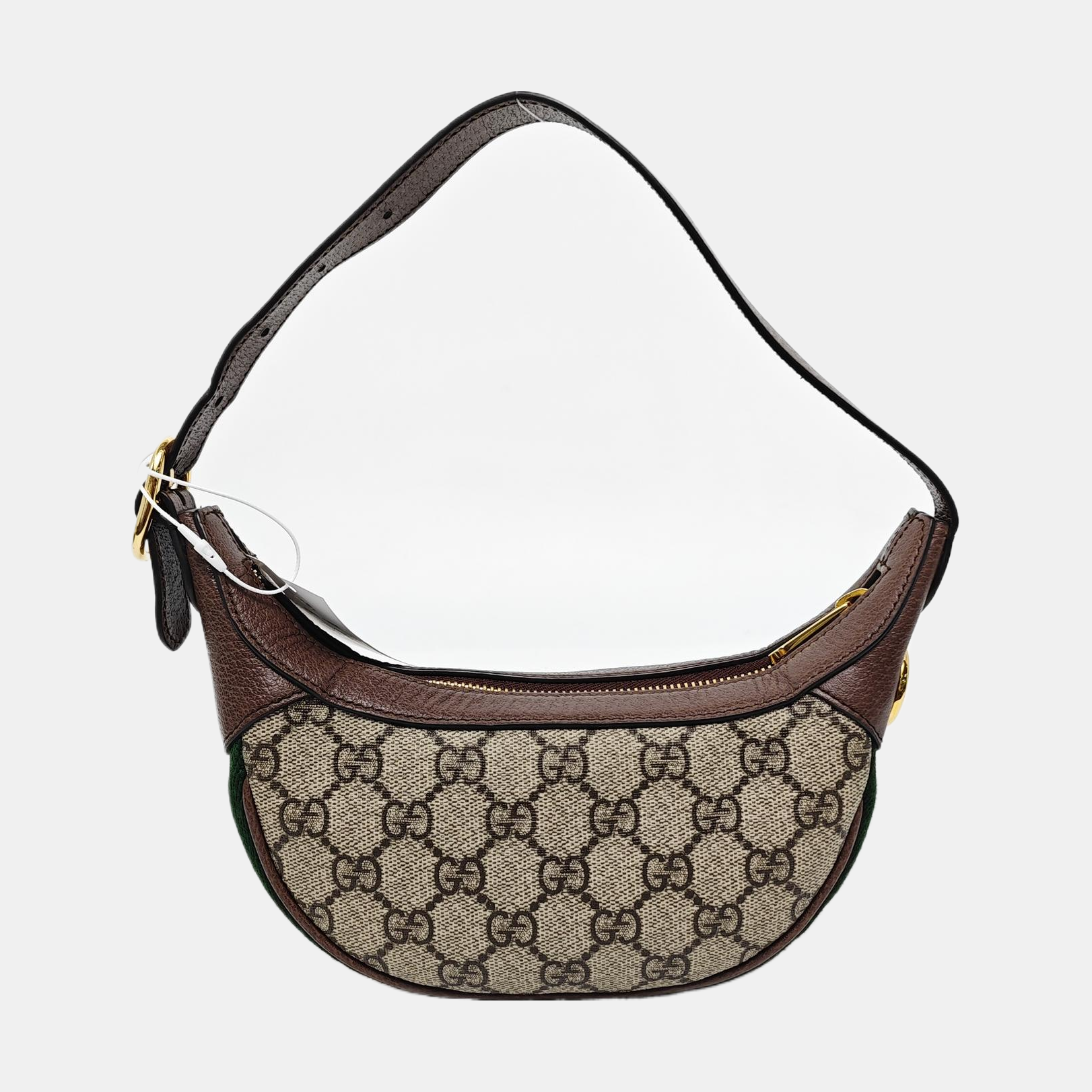 Ophidia Mini Monogram Coated Canvas Beige