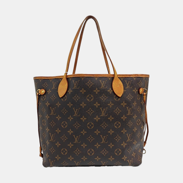 NEVERFULL MM Monogram Coated Canvas Brown
