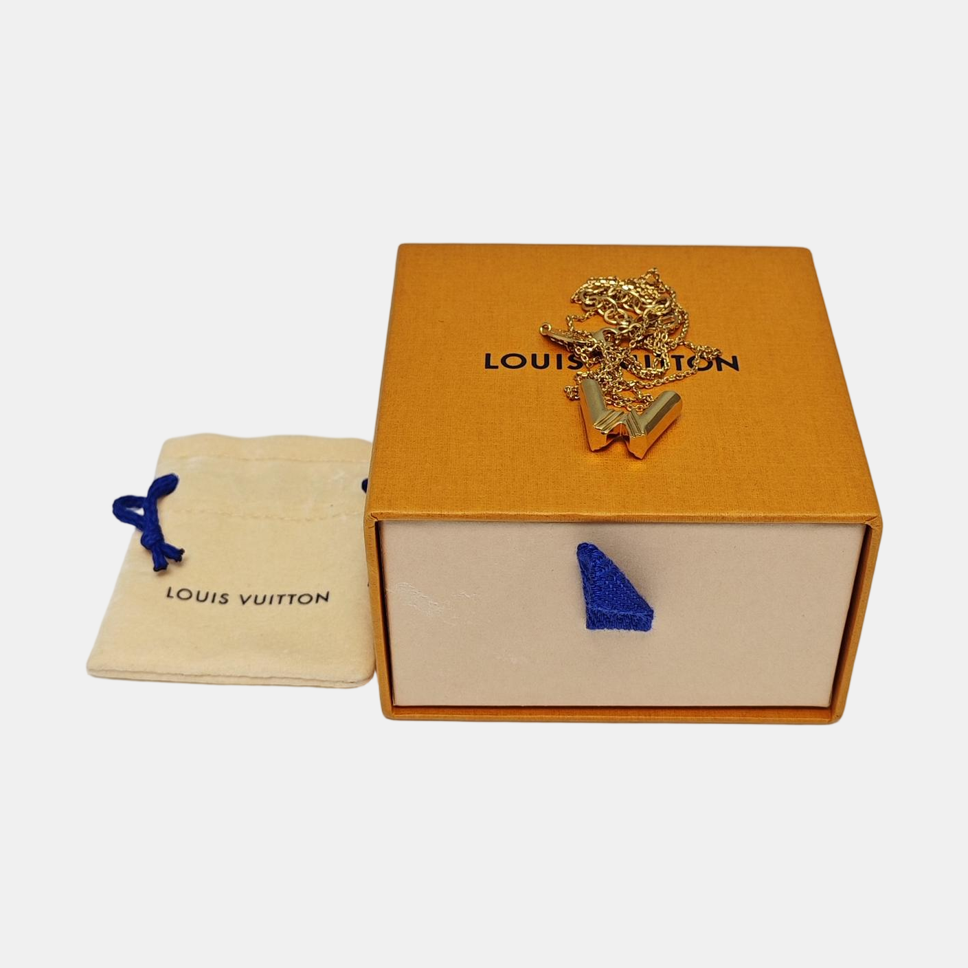 LV &amp; ME Brass Gold Necklace