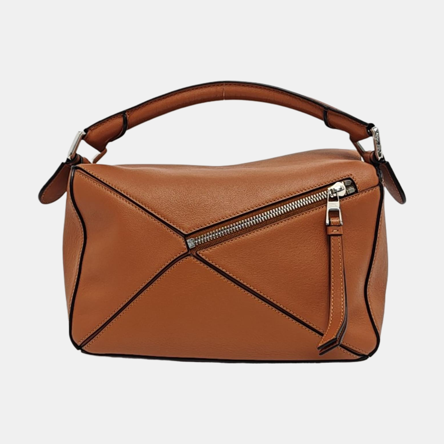 Puzzle Small Calfskin Brown