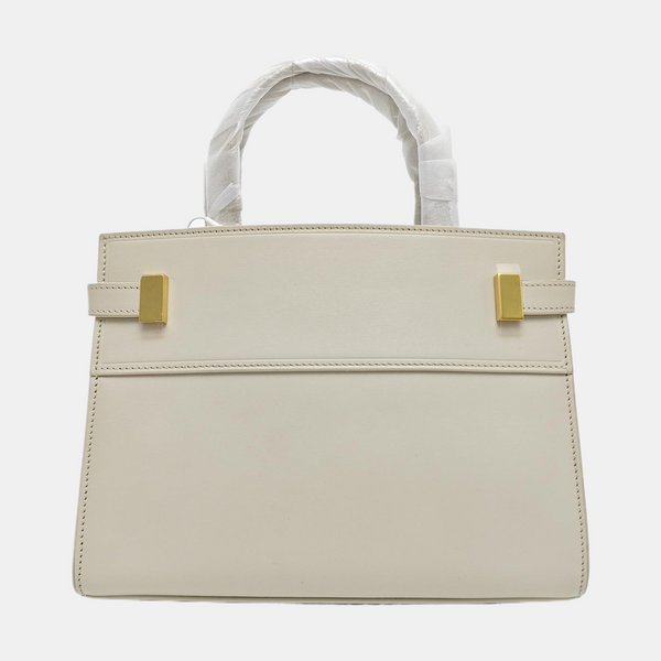 MANHATTAN Nano Calfskin White