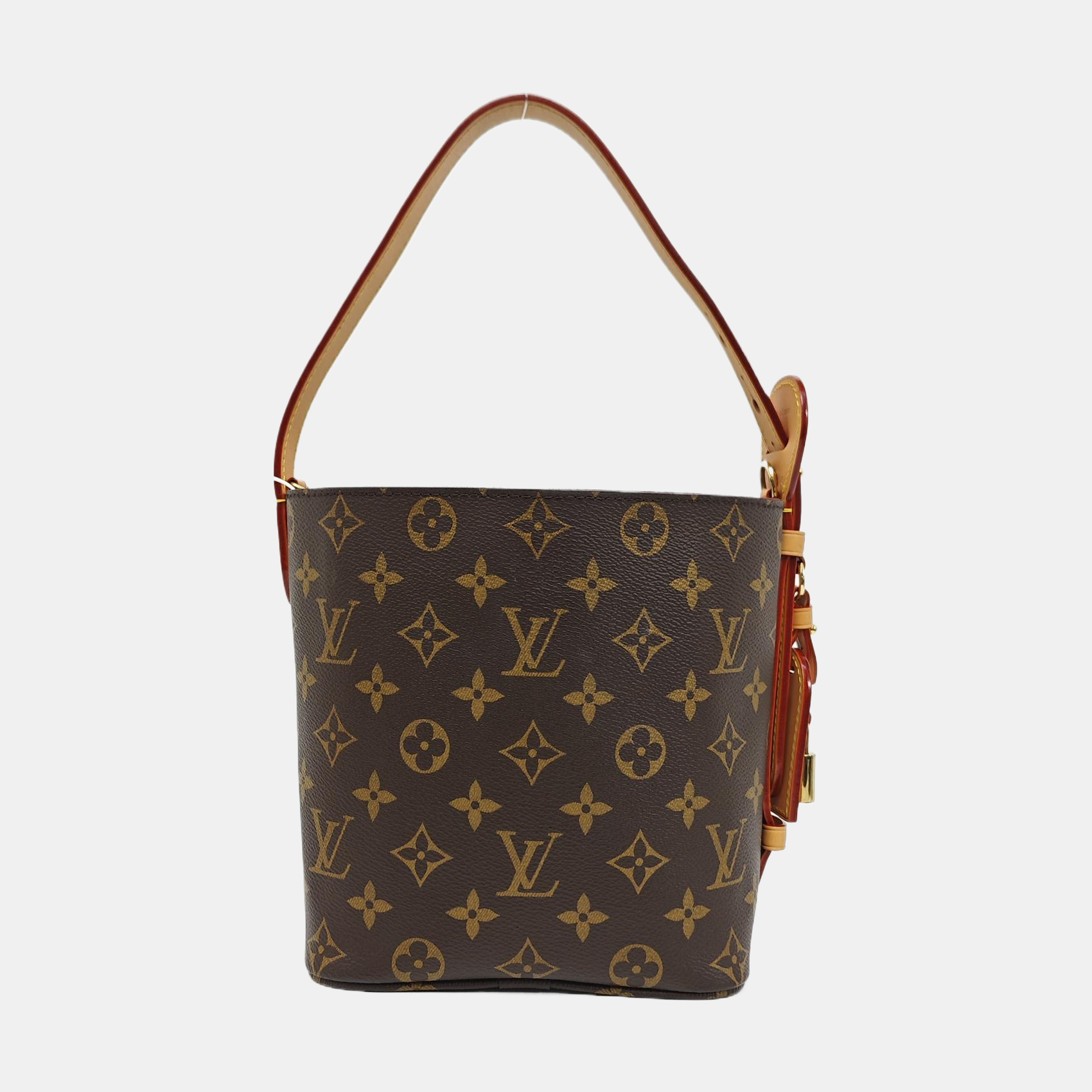 ALL IN Monogram Coated Canvas Brown