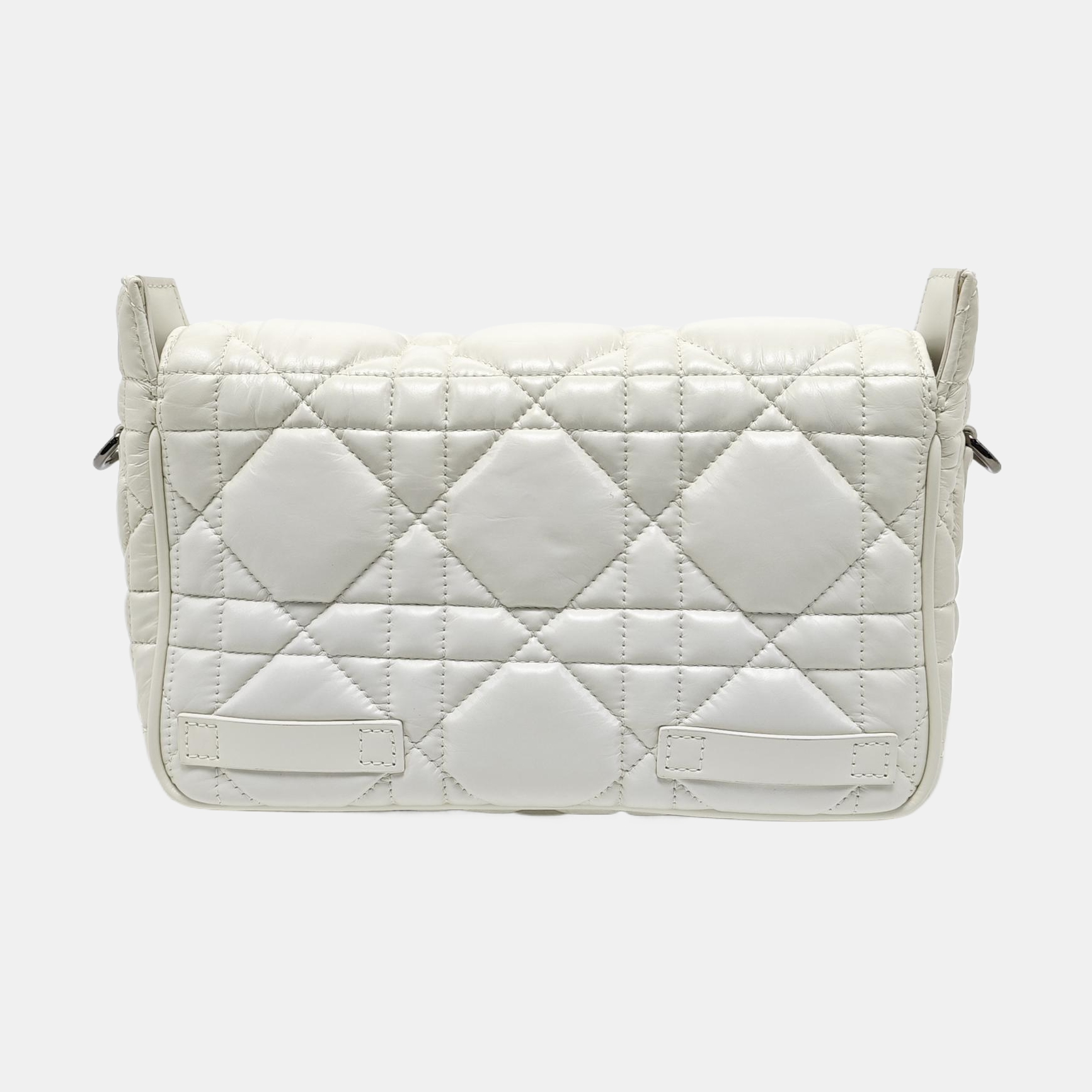 Diorcamp Small Cannage Calfskin White