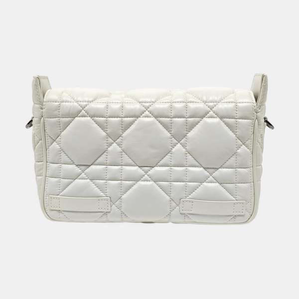 Diorcamp Small Cannage Calfskin White