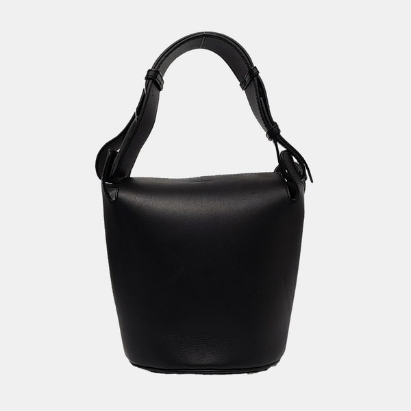 The Bucket Calfskin Black