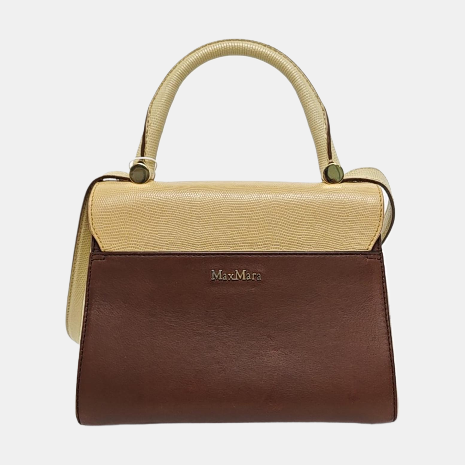 Calfskin Shoulder Bag Beige