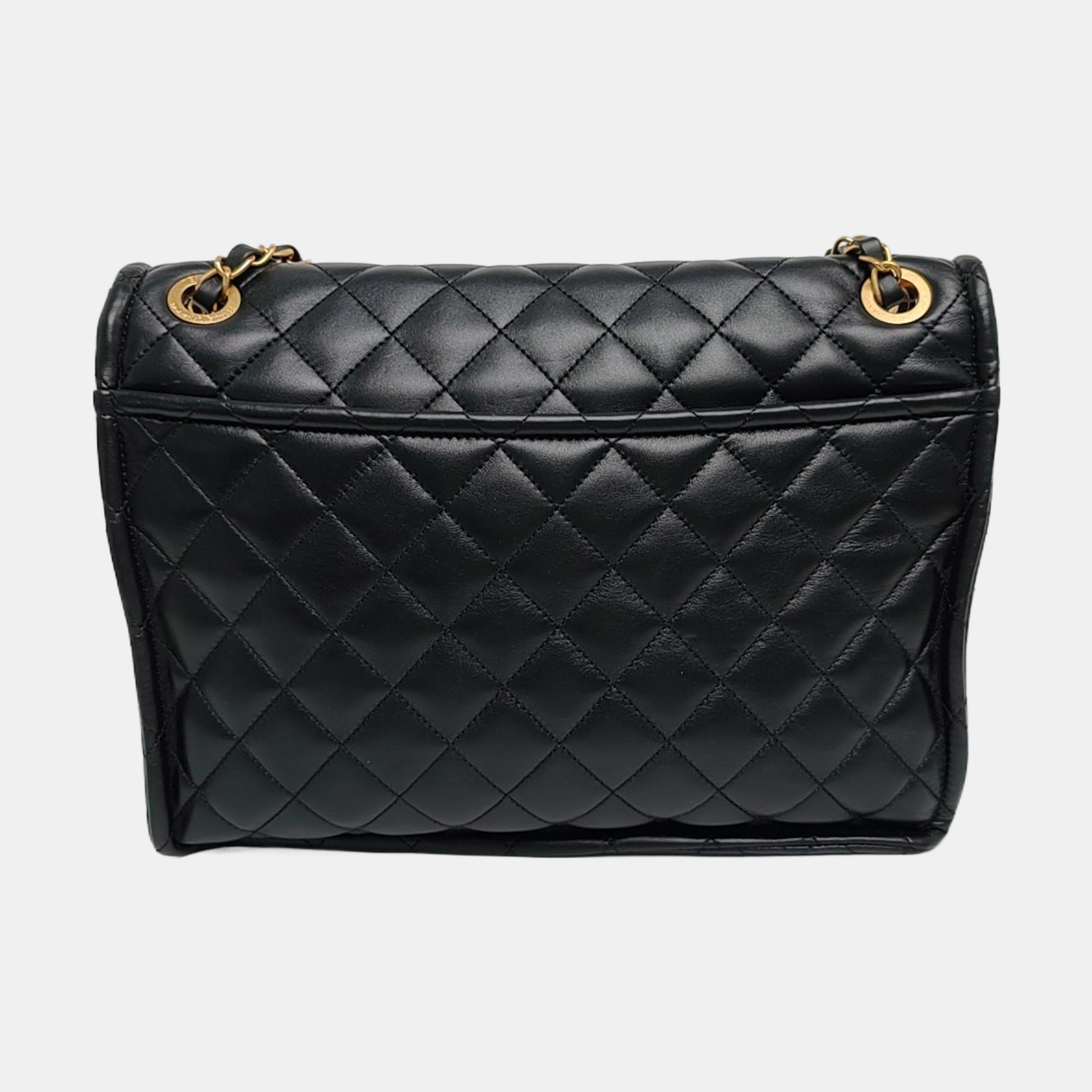CLASSIC FLAP Maxi Quilted Lambskin Black