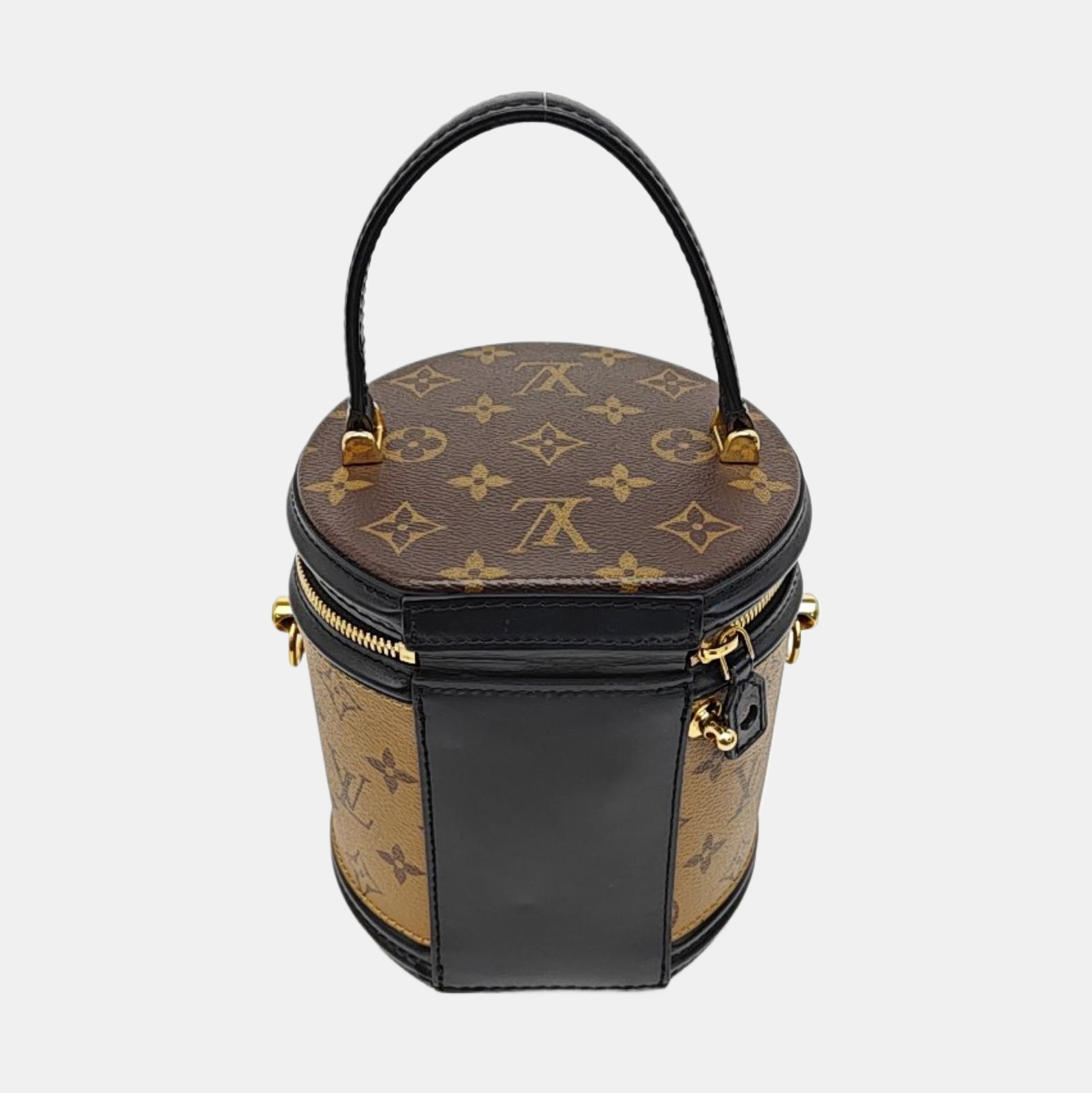 CANNES PM Monogram Coated Canvas Brown