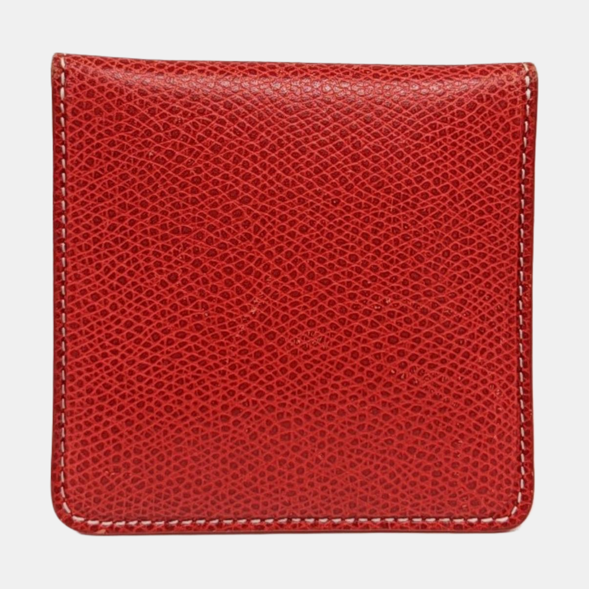 Calfskin Card Holder Red
