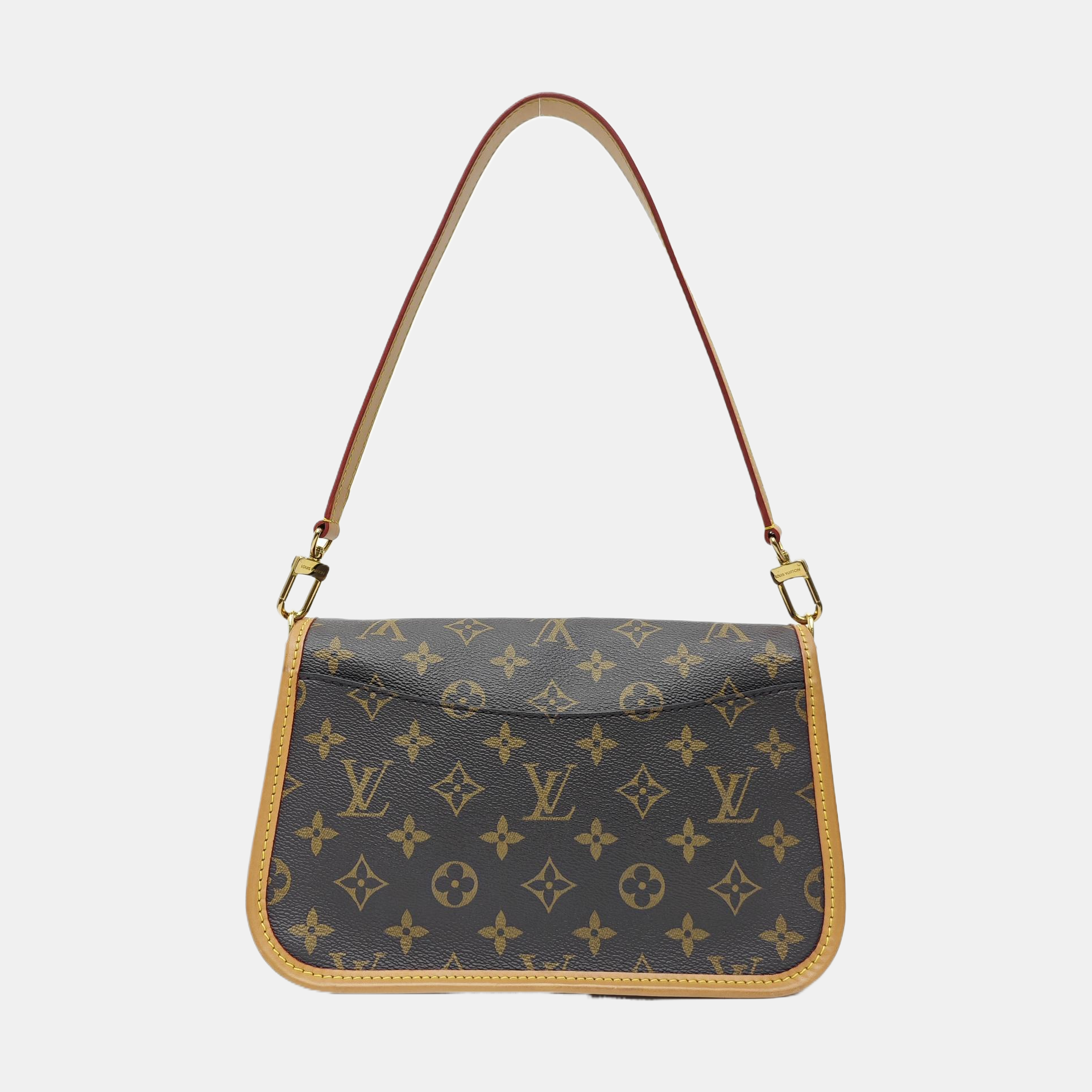 DIANE Monogram Coated Canvas Brown