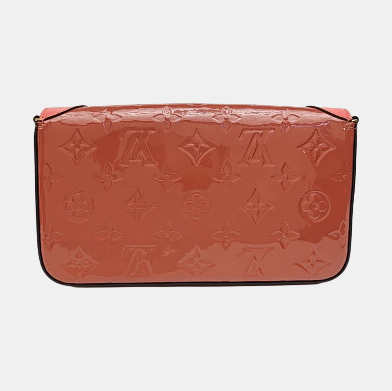 FÉLICIE Monogram Patent Leather Beige
