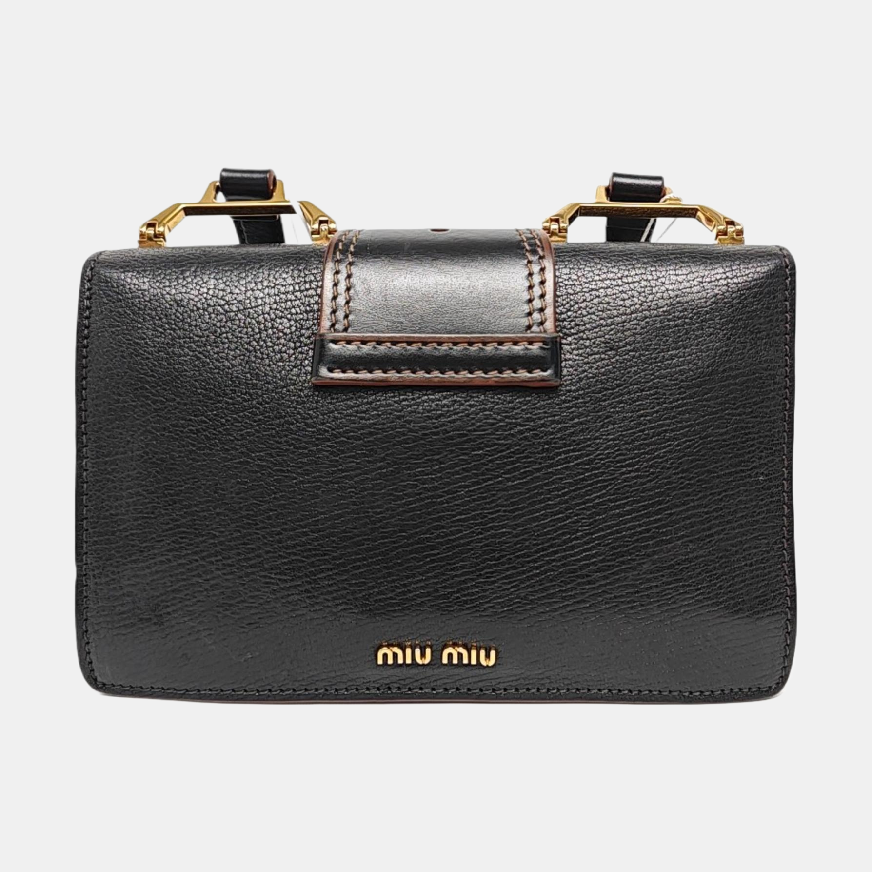 Miu Lady Lambskin Black