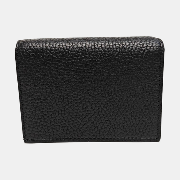 Animalier Large Calfskin Black Card Holder