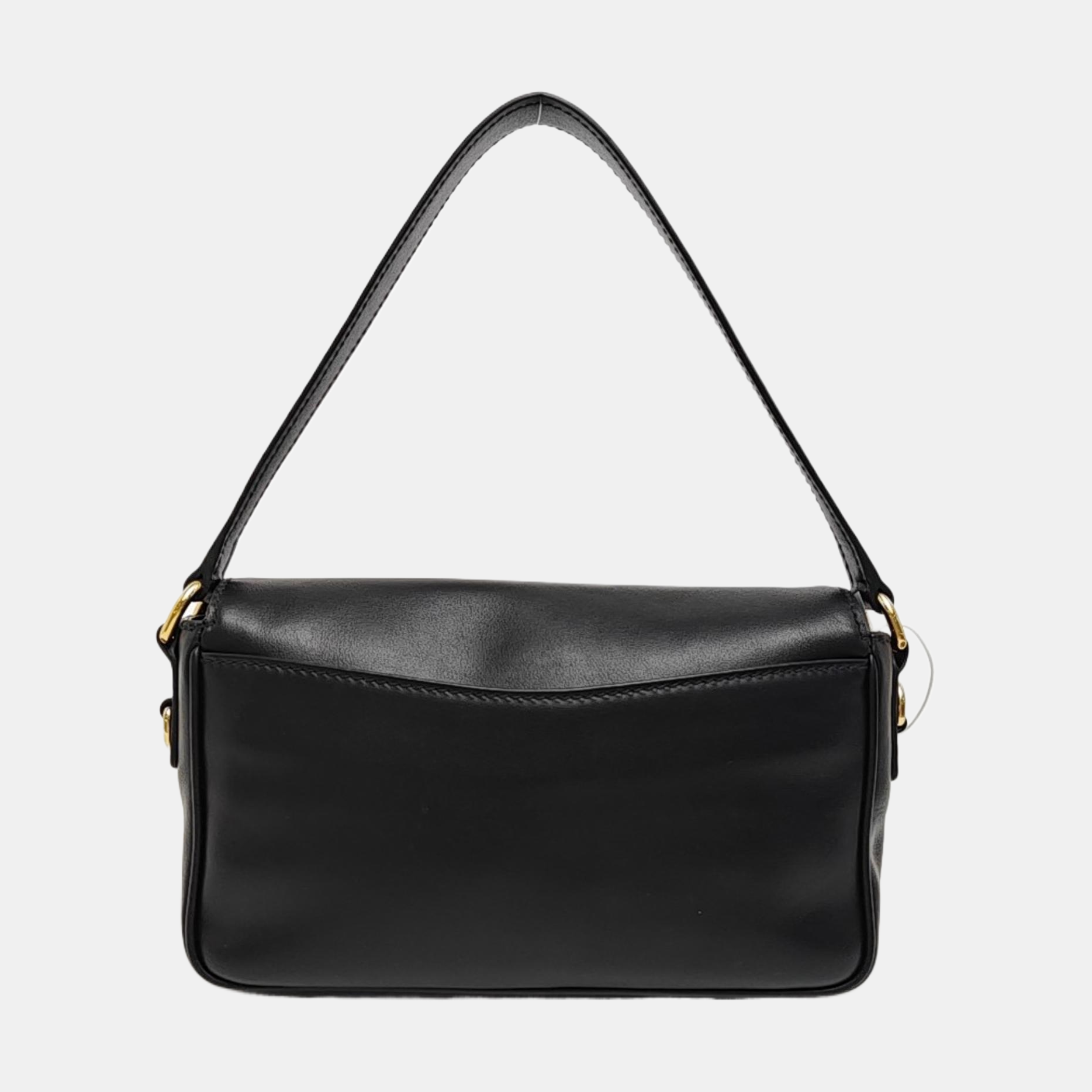 Calfskin Shoulder Bag Black