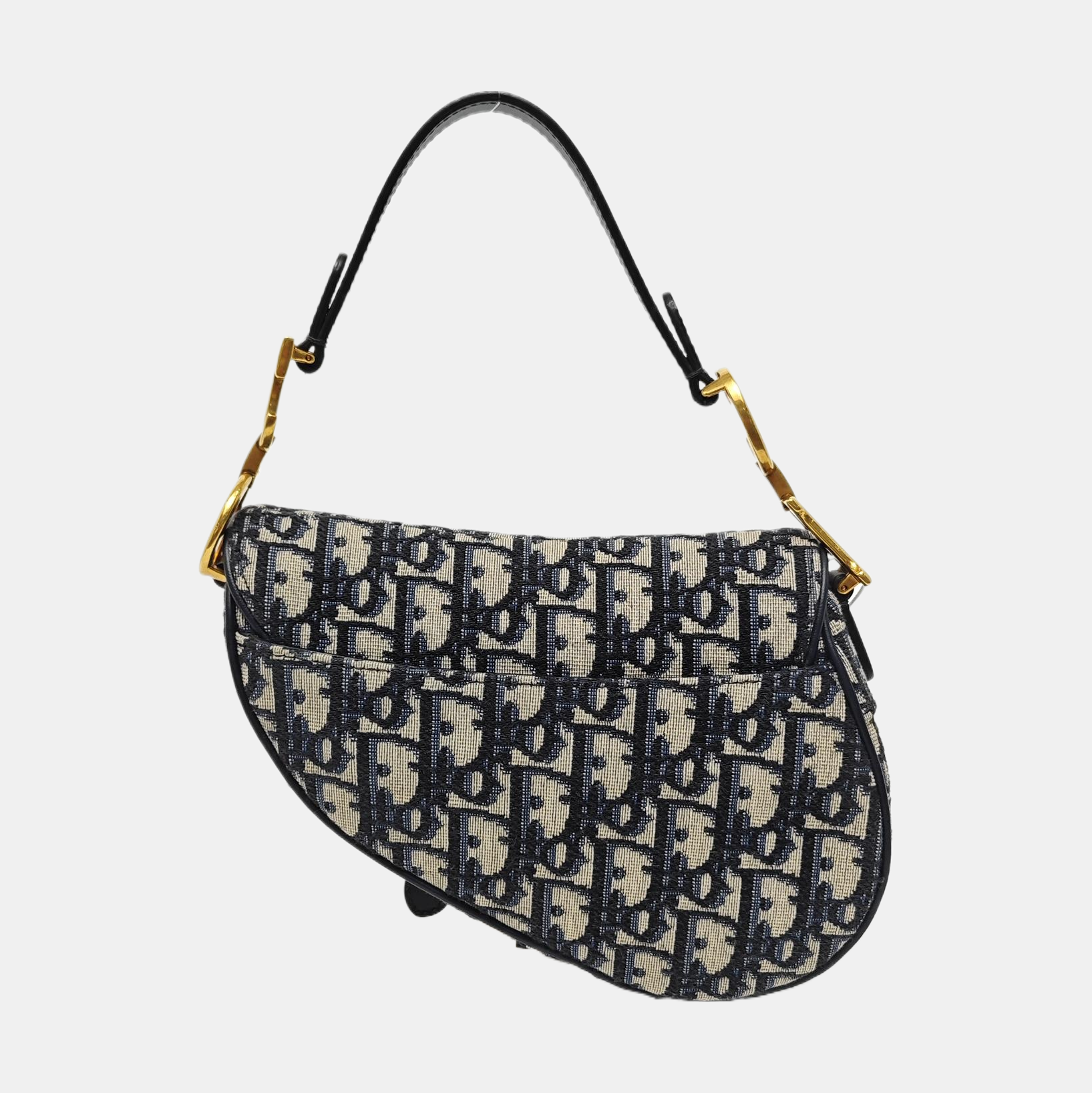 Saddle Mini Oblique Canvas Blue