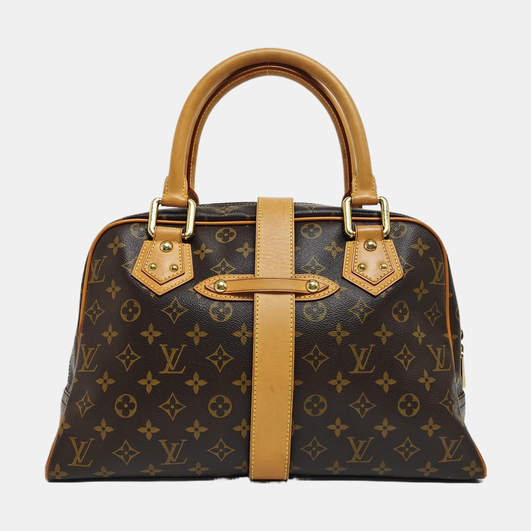 MANHATTAN GM Monogram Coated Canvas Brown