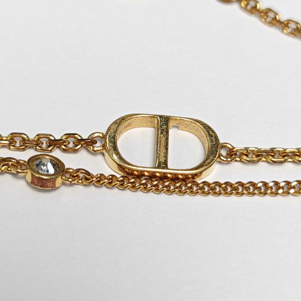 Petit CD Metal Gold Bracelet