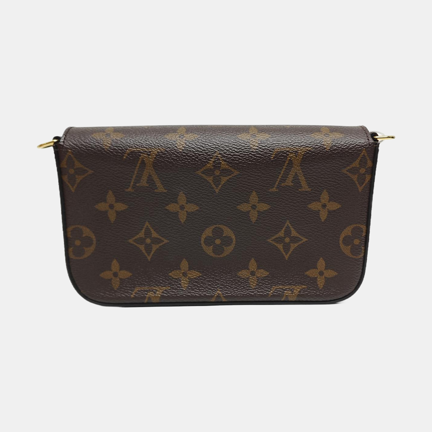 FÉLICIE Monogram Coated Canvas Brown