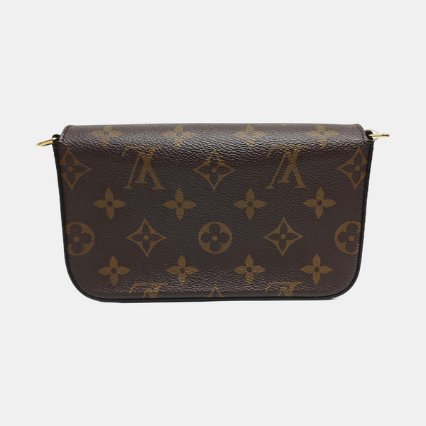 FÉLICIE Monogram Coated Canvas Brown