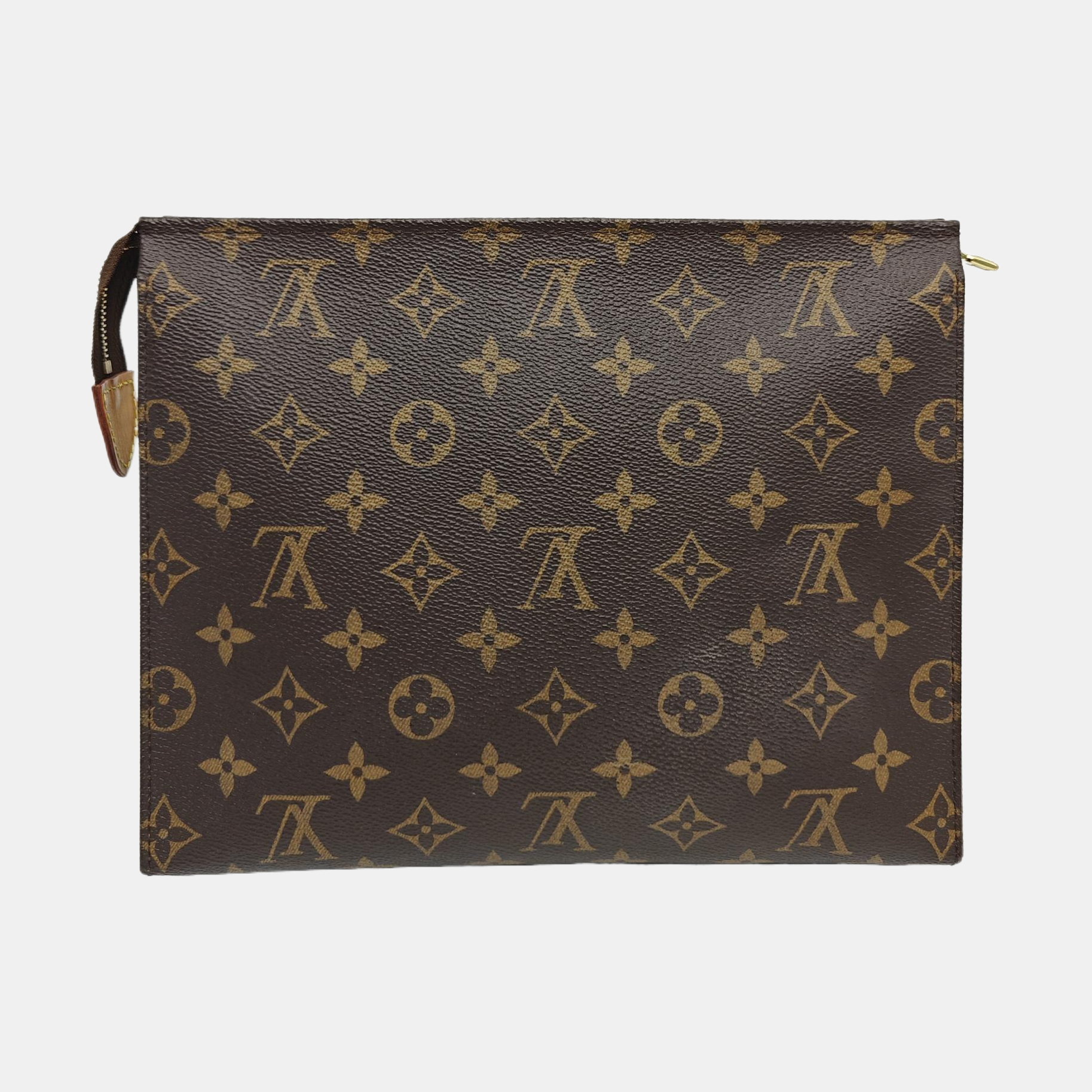 TOILET POCKET 26 Monogram Coated Canvas Brown
