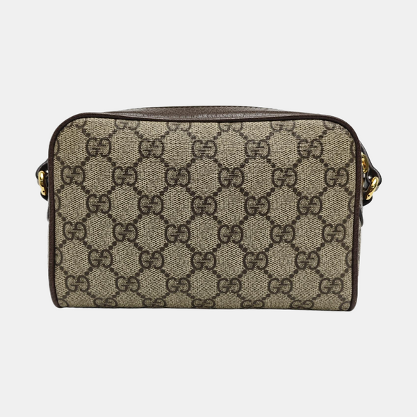 Ophidia Mini Monogram Coated Canvas Beige