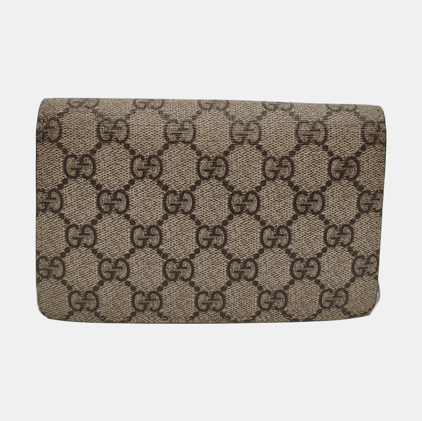 Dionysus Super Mini Monogram Coated Canvas Beige