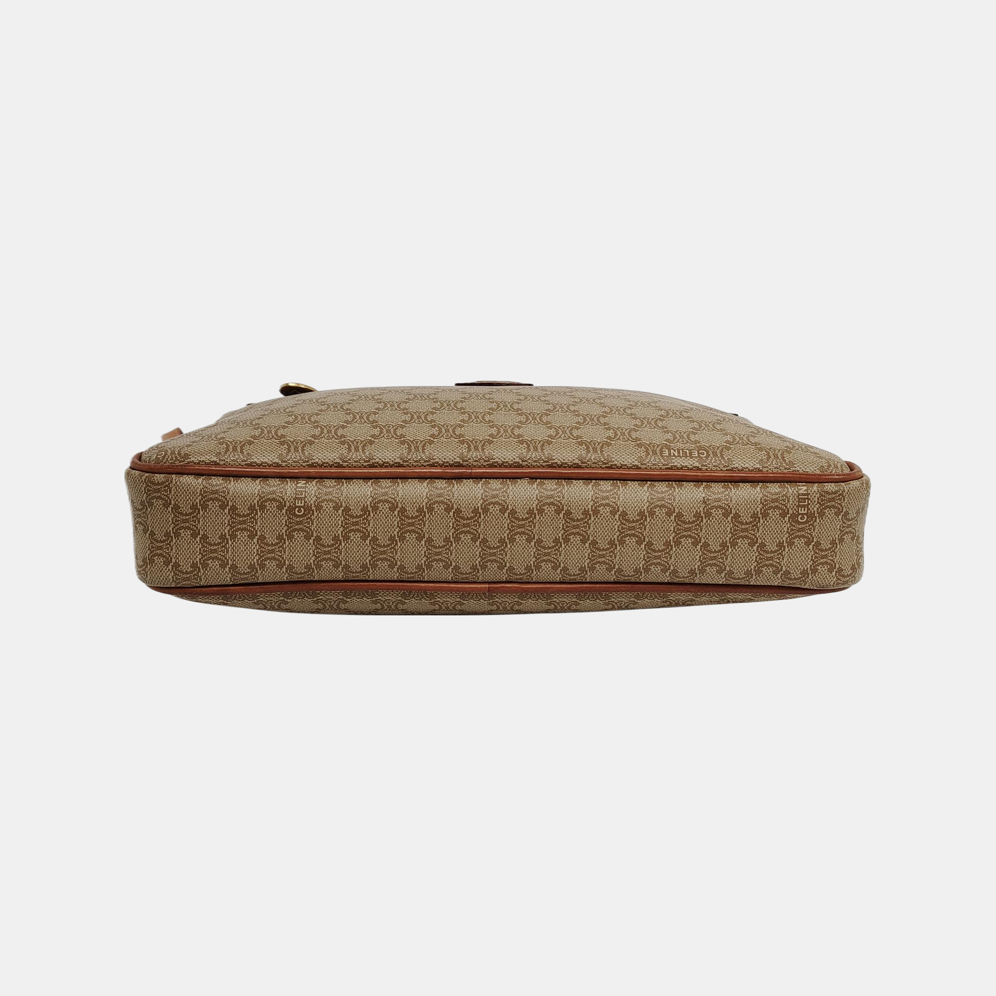 Authenticated pre-owned  MACADAM CLUTCHES Coated Canvas Beige - Clutch at Looply