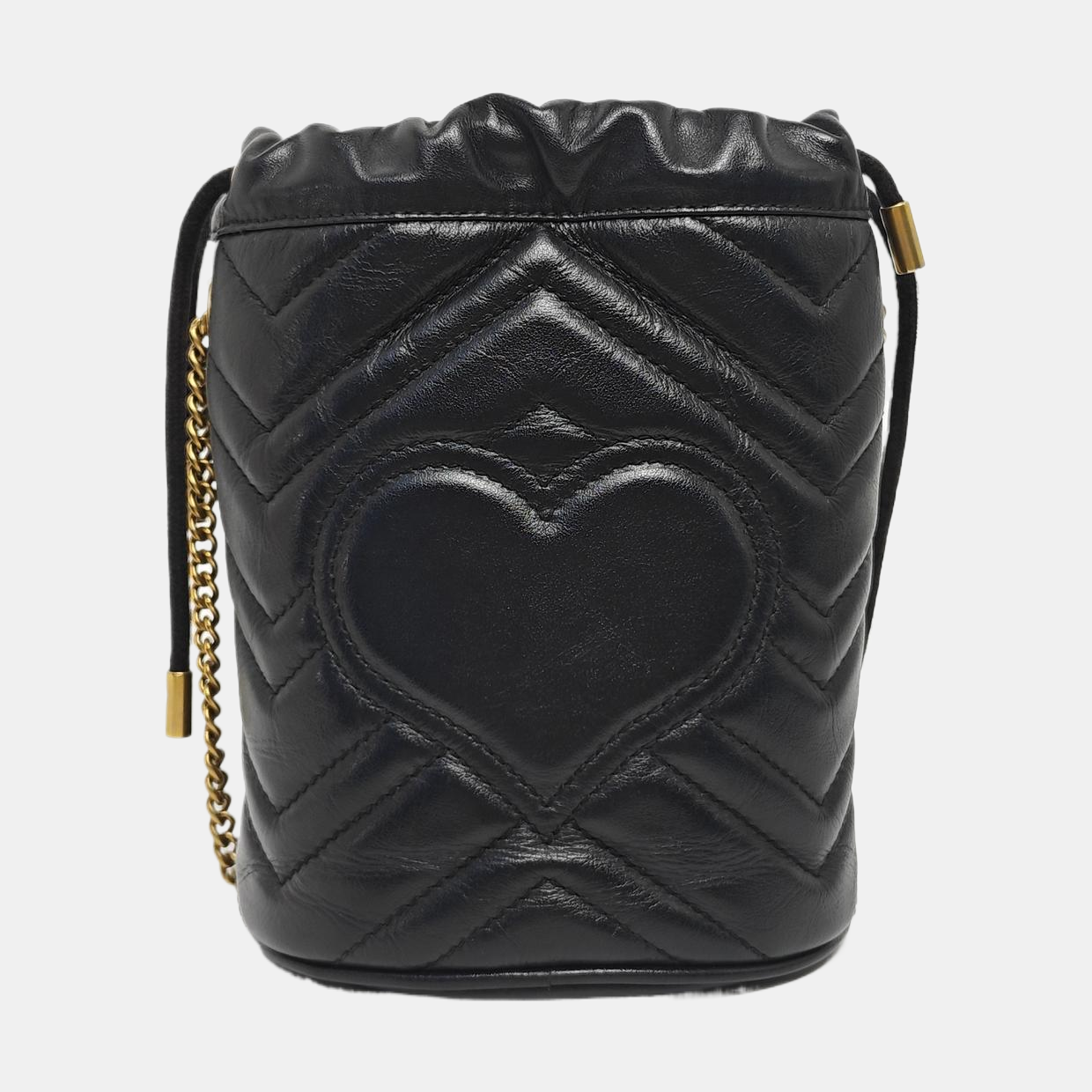 GG Marmont Mini Quilted Calfskin Black