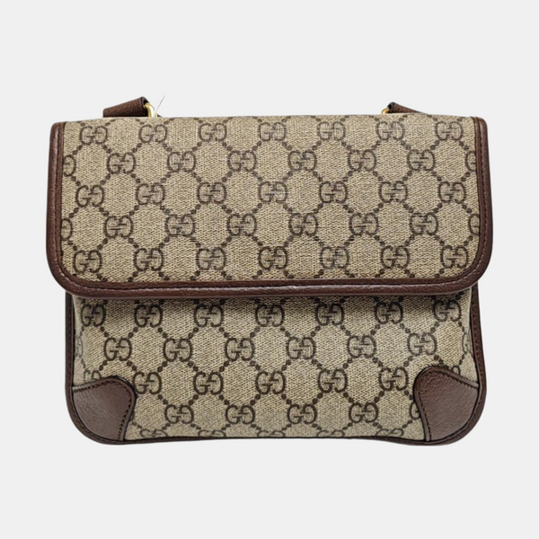 Neo Vintage Small Monogram Coated Canvas Beige