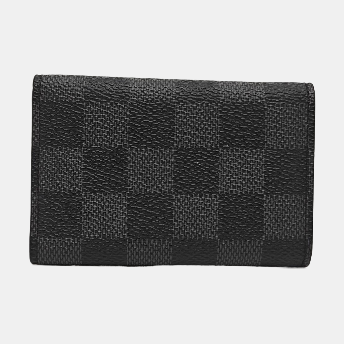 Damier Graphite Coated Canvas Key Pouch Gray
