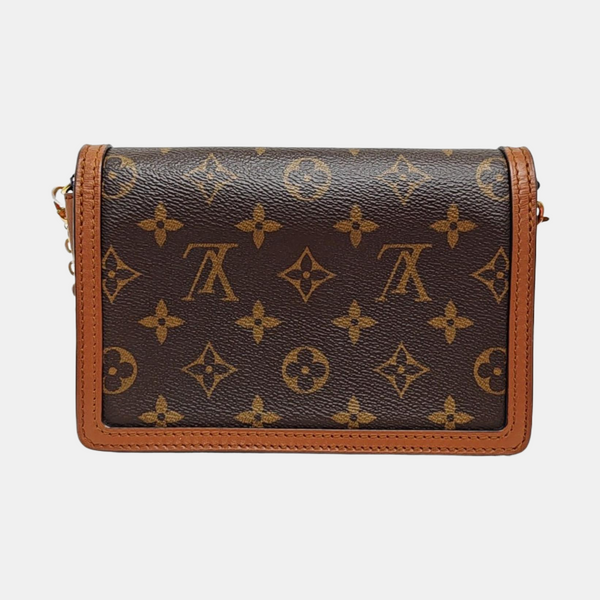 DAUPHINE WOC Monogram Coated Canvas Brown