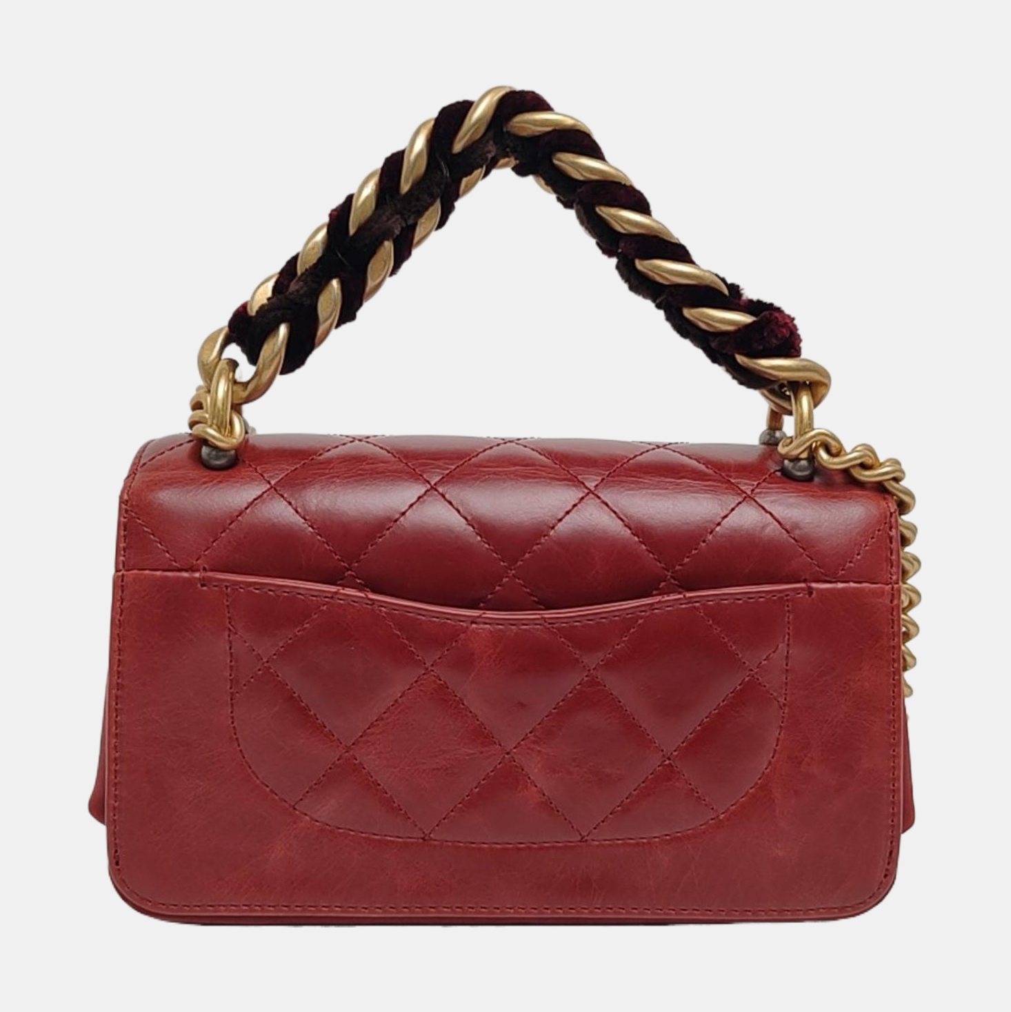 Quilted Calfskin Red