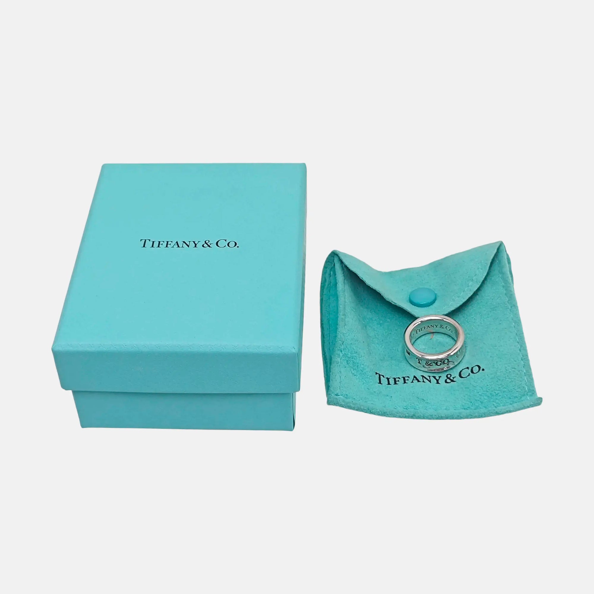 Tiffany 1837 925 Sterling Silver Ring EU 46
