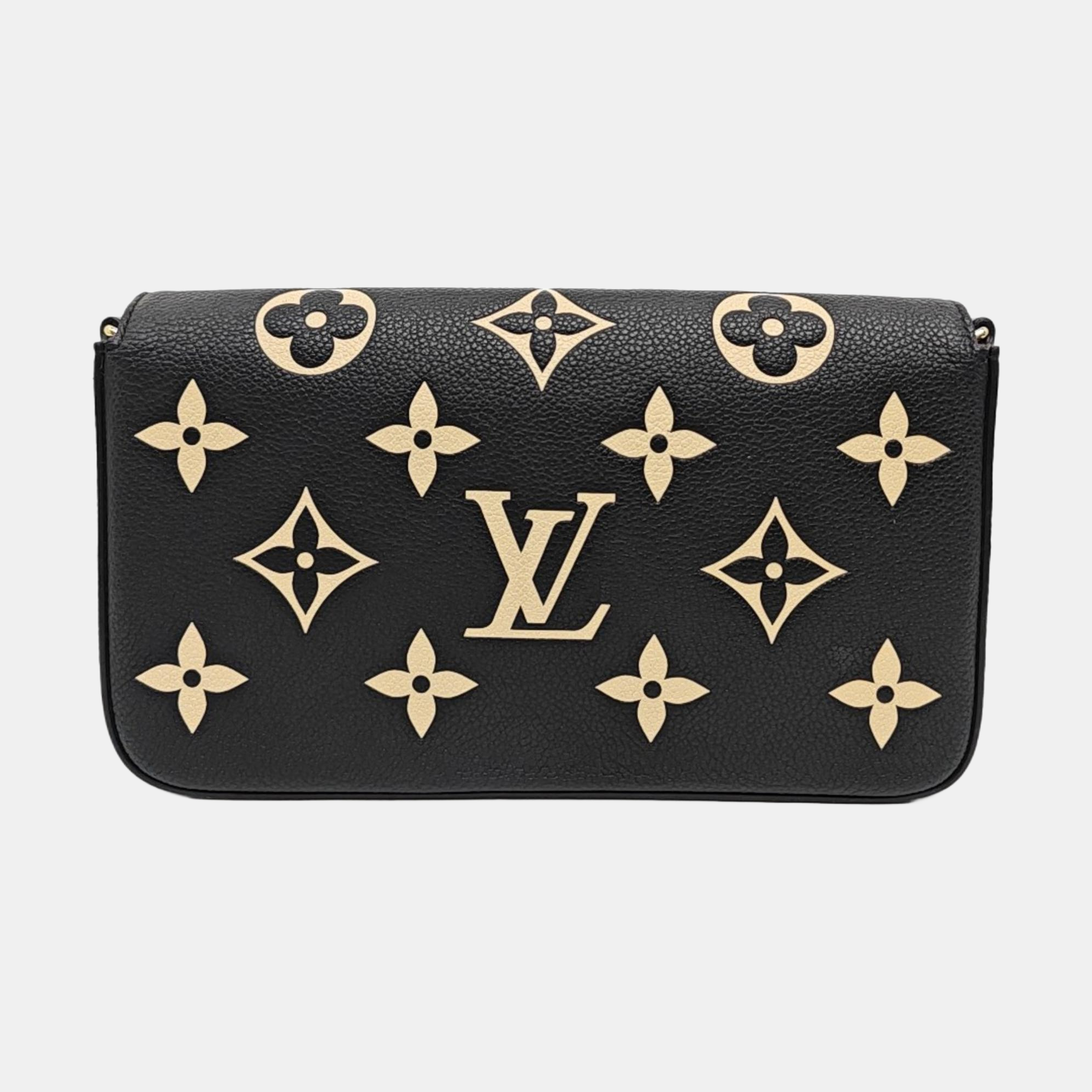 FÉLICIE Monogram Calfskin Black